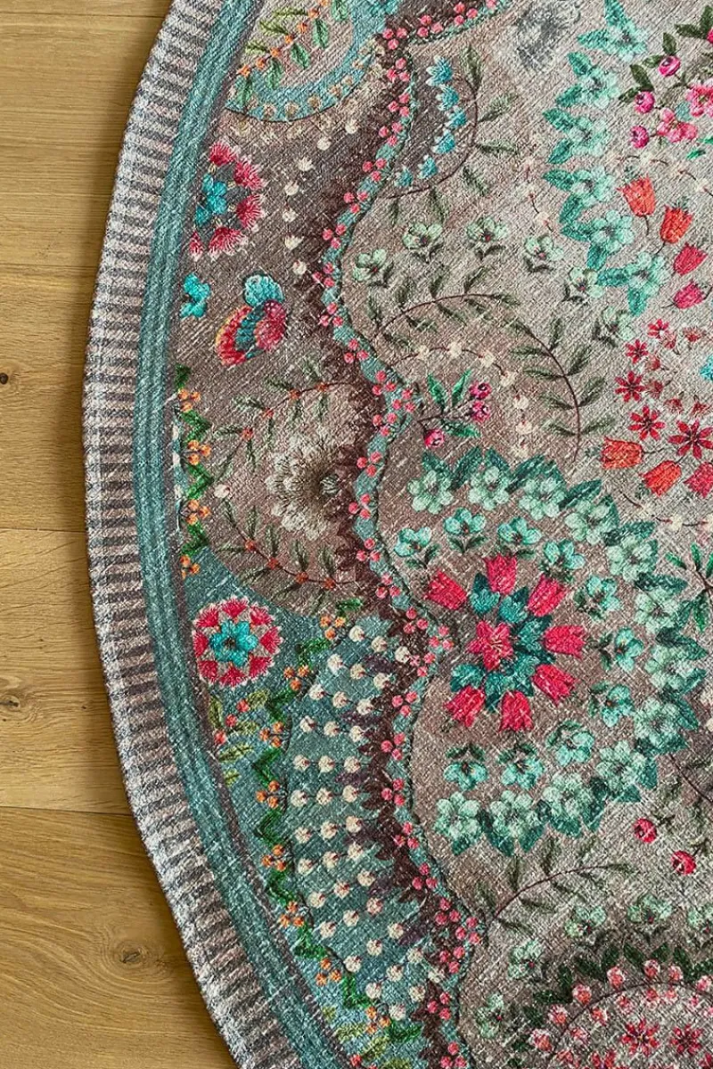 Pip Studio Runde Teppiche|Runde Teppich Moon Delight by Pip Pastell Khaki