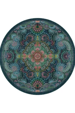 Pip Studio Runde Teppiche|Runde Teppich Moon Delight by Pip Dunkelblau