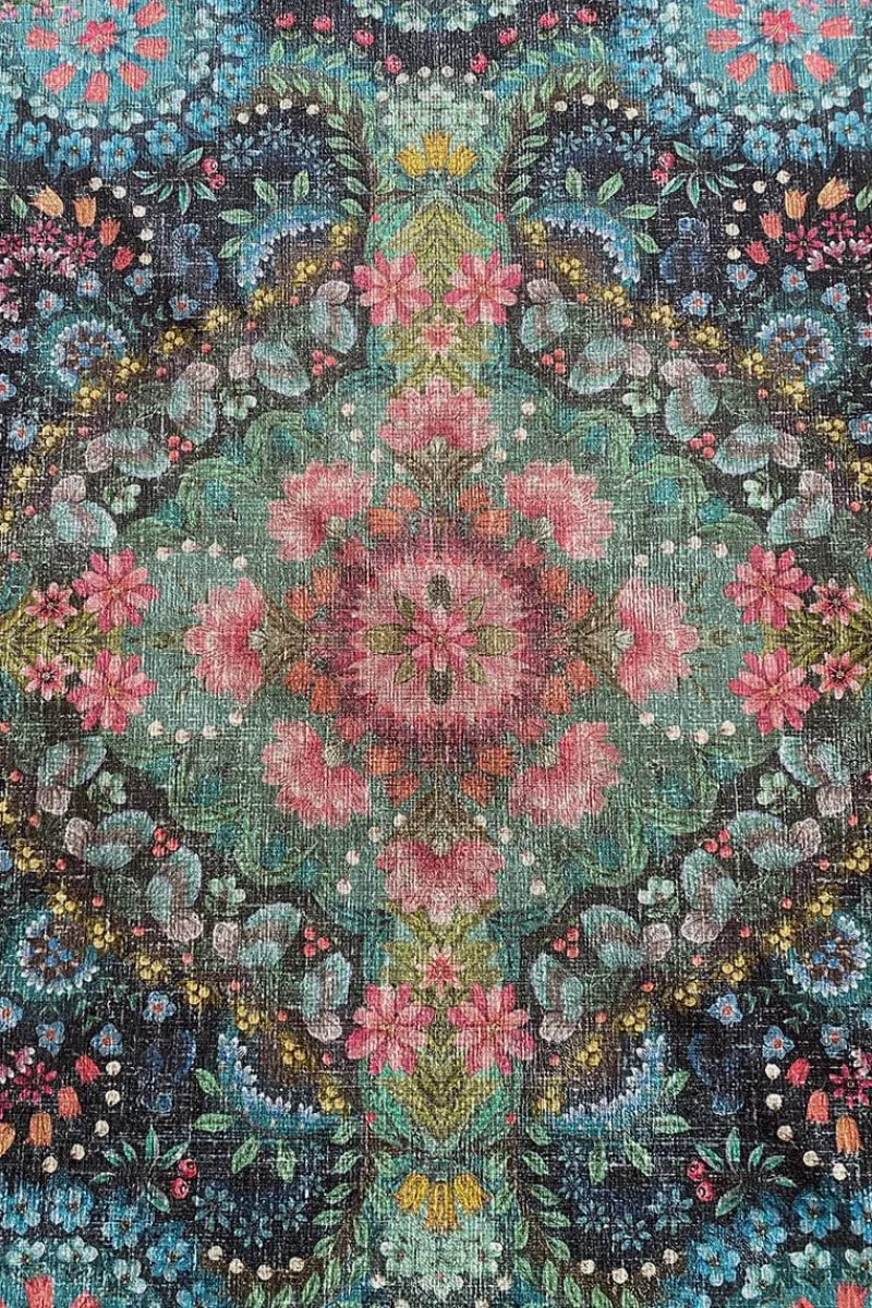 Pip Studio Runde Teppiche|Runde Teppich Moon Delight by Pip Dunkelblau
