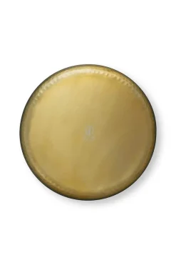 Pip Studio Schalen Und Tabletts|Obstschalen|Schale Emailliert Ocker 40cm Gelb