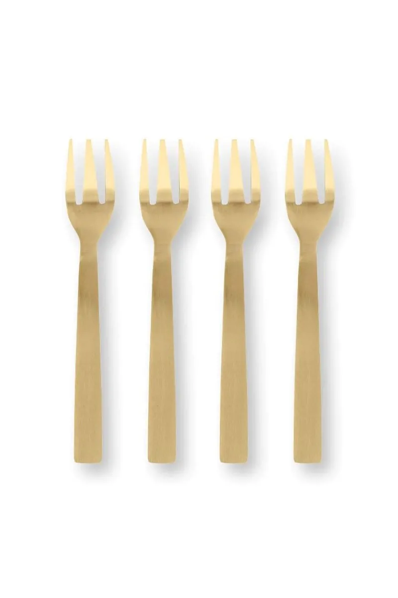 Pip Studio Besteck|Set/4 Kuchengabeln Emailliert Berry Blues