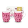 Pip Studio Porzellan Sets|Kaffeetassen|Set/2 Tassen Klein Jolie Blumen Rosa