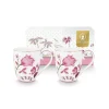 Pip Studio Teetassen|Porzellan Sets|Set/2 Tassen XL Jolie Tulpe Rosa