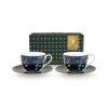 Pip Studio Porzellan Sets|Cappuccino Tasse|Set/2 Tasse & Untertasse Berry Blues