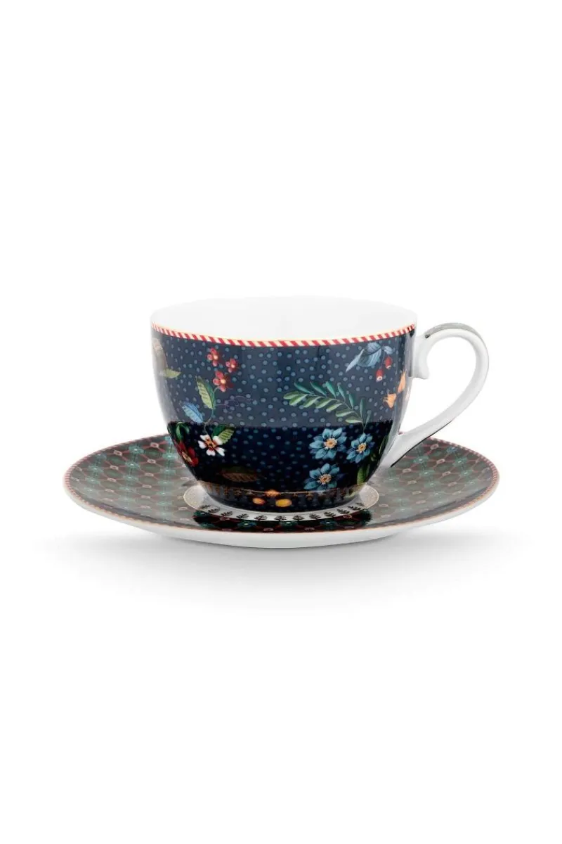 Pip Studio Porzellan Sets|Cappuccino Tasse|Set/2 Tasse & Untertasse Berry Blues
