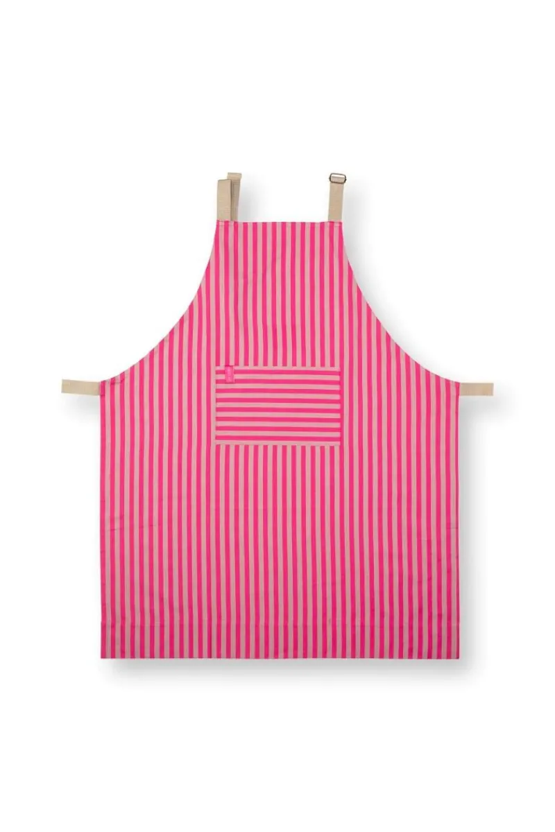 Pip Studio Kuchenschurzen|Stripes Schürze Rosa