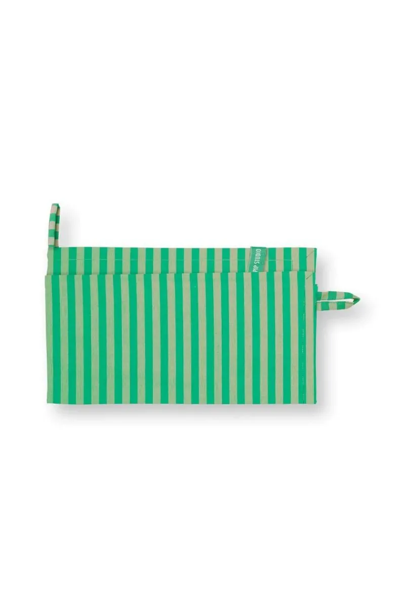 Pip Studio Geschirrtuch|Stripes Set/2 Geschirrtüchern Grün