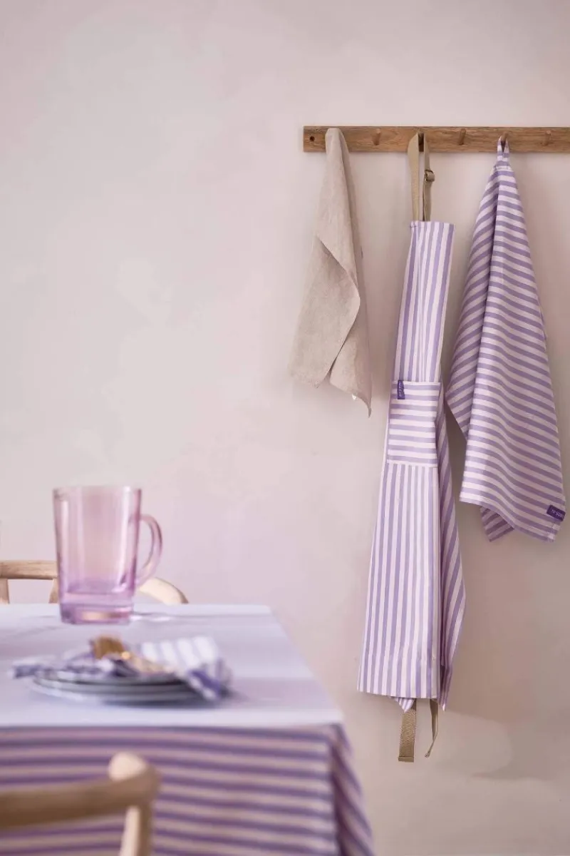 Pip Studio Geschirrtuch|Stripes Set/2 Geschirrtüchern Lila Violett