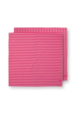 Pip Studio Geschirrtuch|Stripes Set/2 Geschirrtüchern Rosa