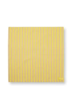 Pip Studio Servietten|Stripes Set/4 Servietten Gelb