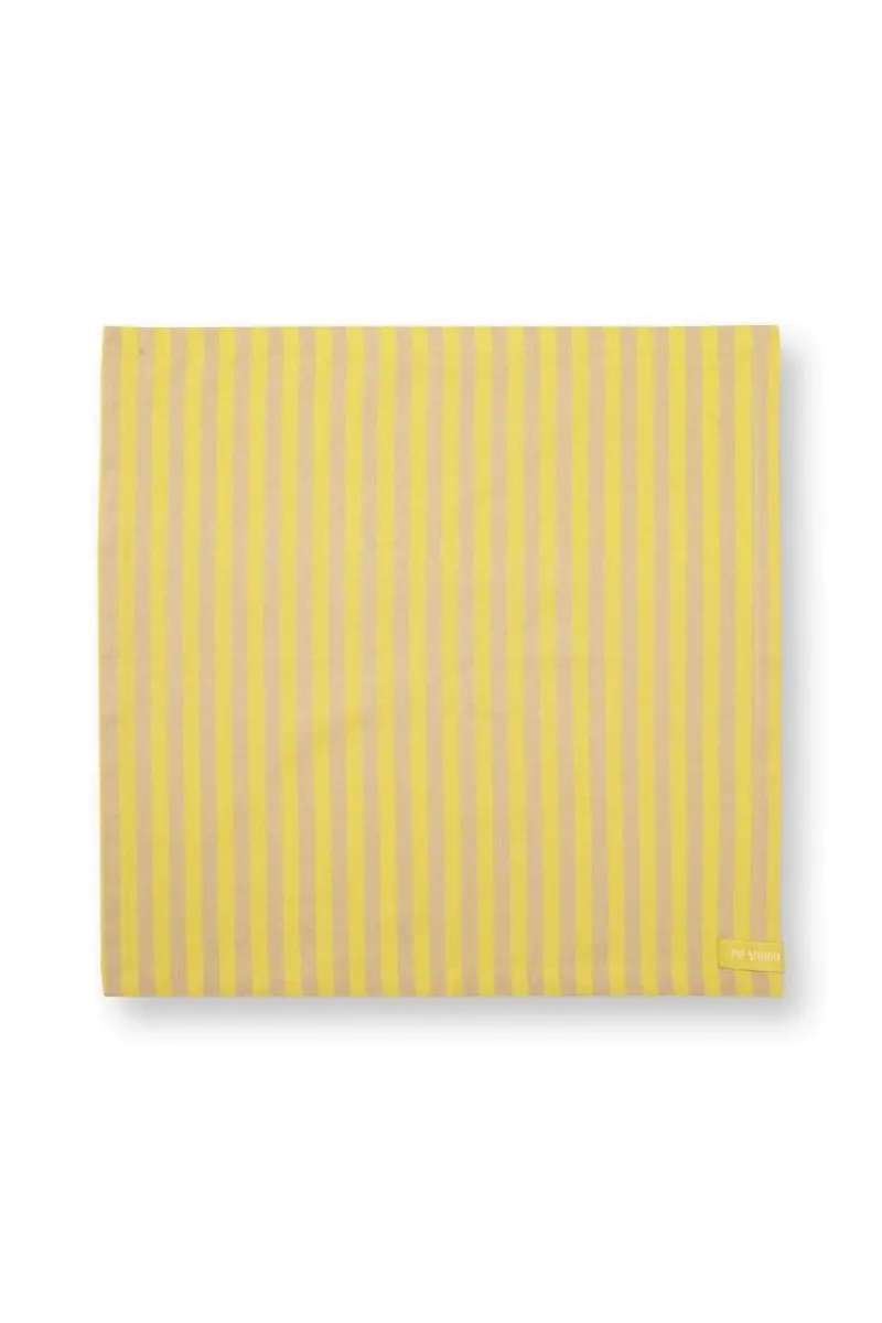 Pip Studio Servietten|Stripes Set/4 Servietten Gelb
