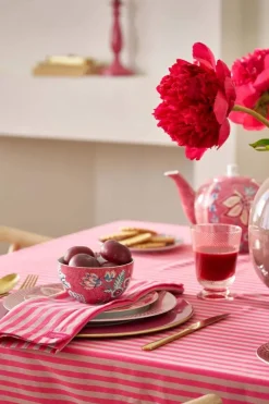 Pip Studio Servietten|Stripes Set/4 Servietten Rosa