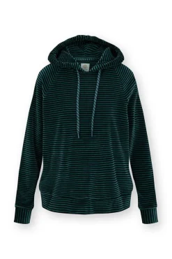Pip Studio Pullover & Strickjacken|Pullover Und Strickjacken|Tamari Pullover Velvet Little Sumo Stripe Grün