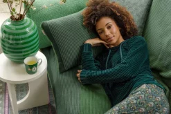 Pip Studio Pullover & Strickjacken|Pullover Und Strickjacken|Tamari Pullover Velvet Little Sumo Stripe Grün