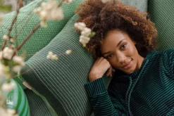 Pip Studio Pullover & Strickjacken|Pullover Und Strickjacken|Tamari Pullover Velvet Little Sumo Stripe Grün