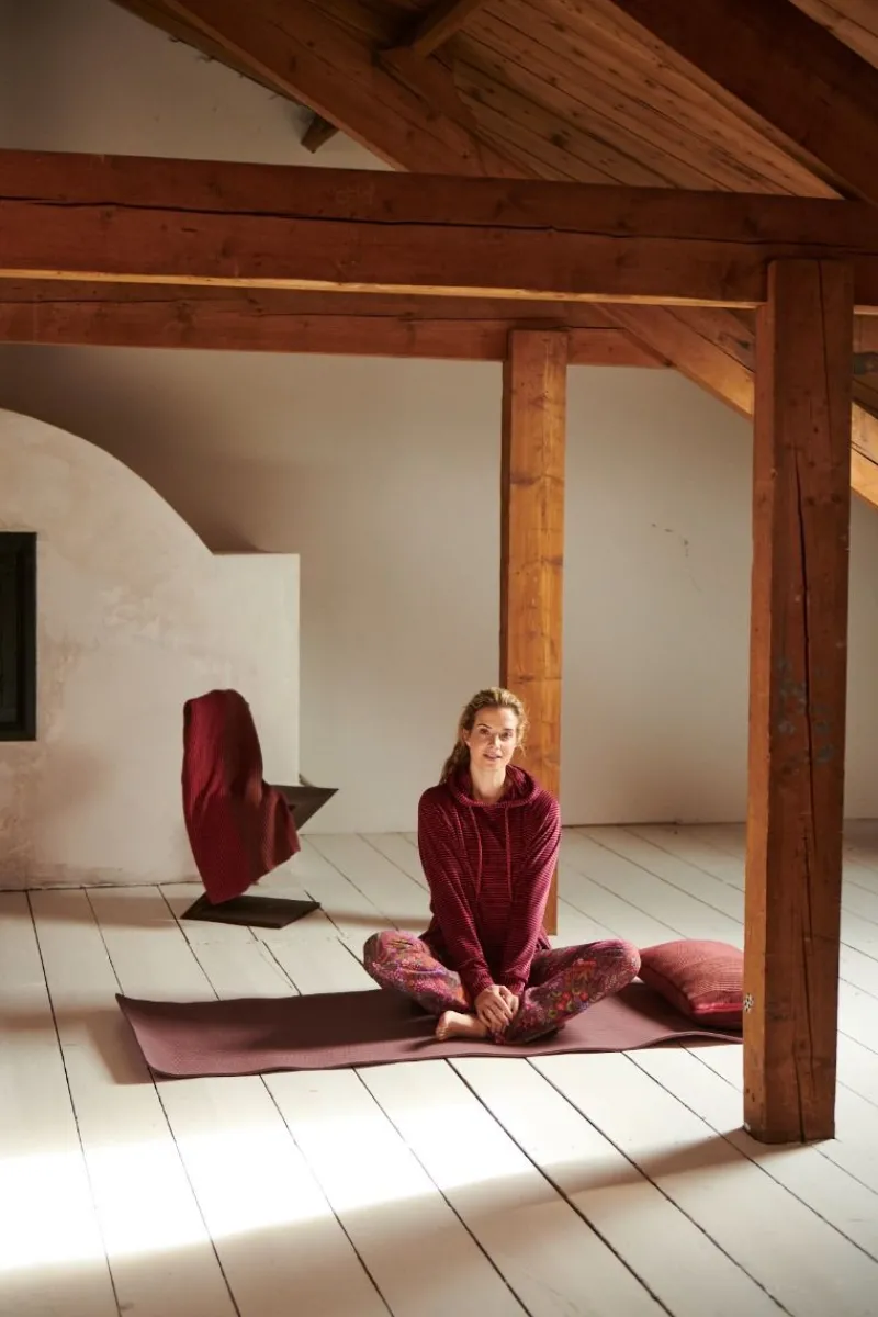 Pip Studio Pullover & Strickjacken|Pullover Und Strickjacken|Tamari Pullover Velvet Little Sumo Stripe Rosa Rot