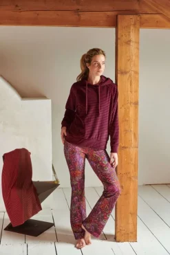 Pip Studio Pullover & Strickjacken|Pullover Und Strickjacken|Tamari Pullover Velvet Little Sumo Stripe Rosa Rot