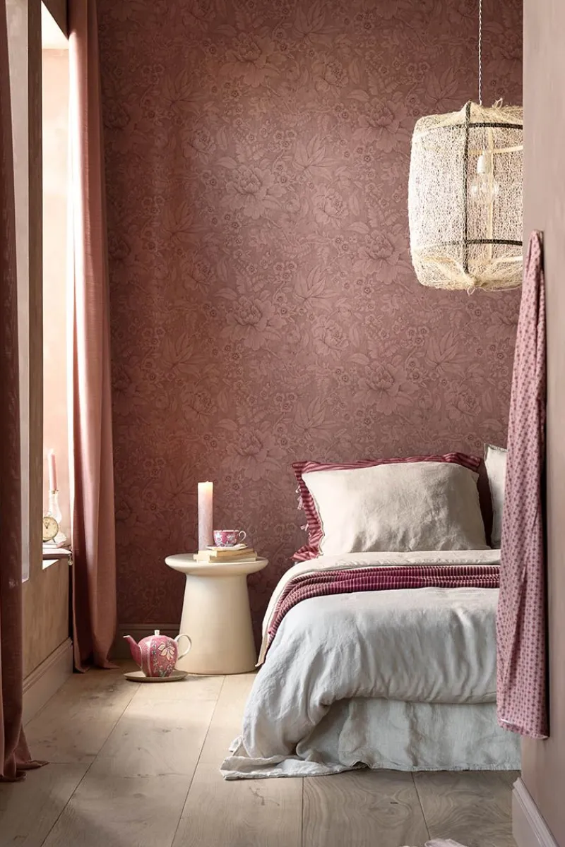 Pip Studio Tapetenmuster|Tapetenmuster Casa dei Fiori Terra