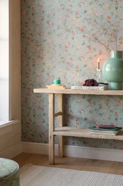 Pip Studio Tapetenmuster|Tapetenmuster Good Nightingale Hellblau/Grau