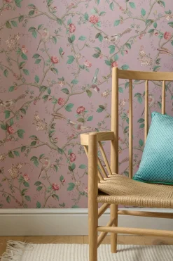 Pip Studio Tapetenmuster|Tapetenmuster Good Nightingale Rosa Mauve