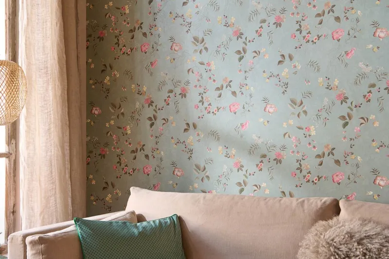 Pip Studio Tapetenmuster|Tapetenmuster Tokyo Blossom Jade Grün