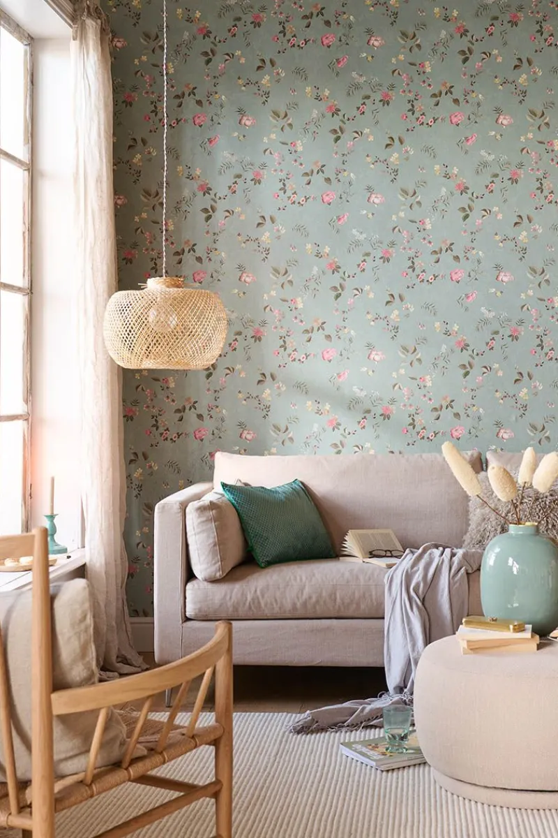 Pip Studio Tapetenmuster|Tapetenmuster Tokyo Blossom Jade Grün
