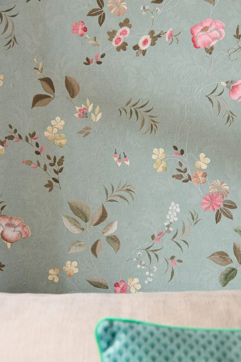 Pip Studio Tapetenmuster|Tapetenmuster Tokyo Blossom Jade Grün