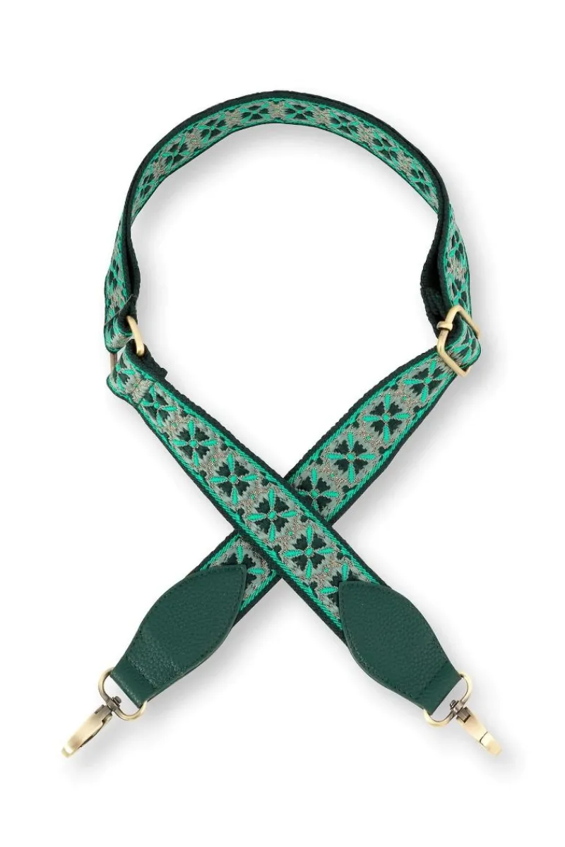 Pip Studio Taschen|Taschengurte|Taschengurte Blume Grün
