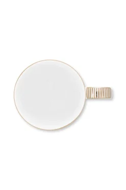Pip Studio Weihnachten|Teetassen|Tasse Gross Dot Delight Weiss-Gold