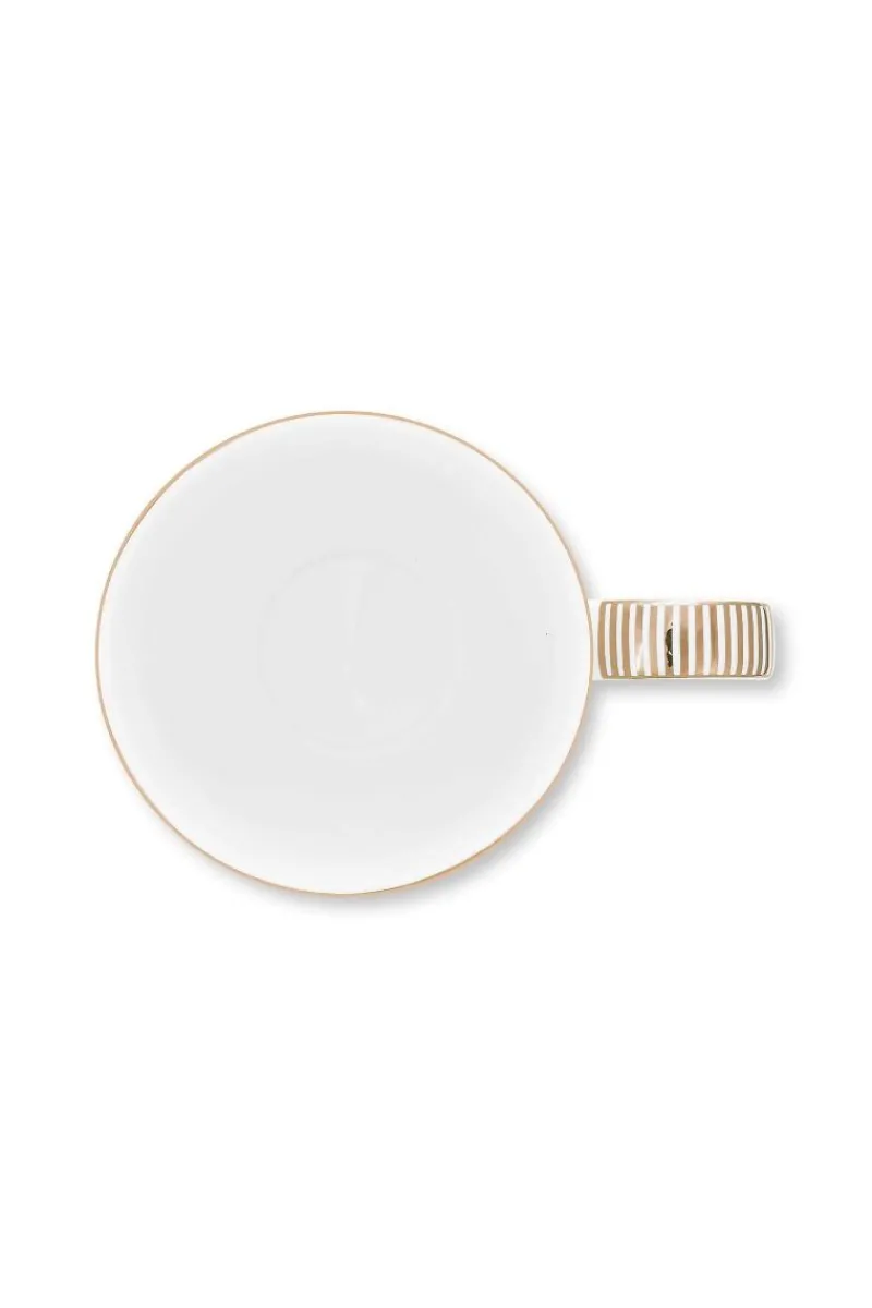 Pip Studio Weihnachten|Teetassen|Tasse Gross Dot Delight Weiss-Gold