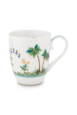 Pip Studio Teetassen|Tasse Gross Jolie Punkte Gold Blau