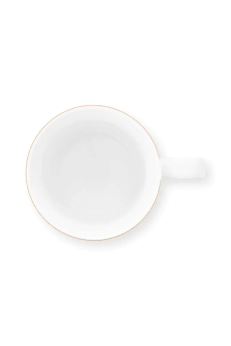 Pip Studio Weihnachten|Teetassen|Tasse Gross Love Birds Medallion Dunkel Grün