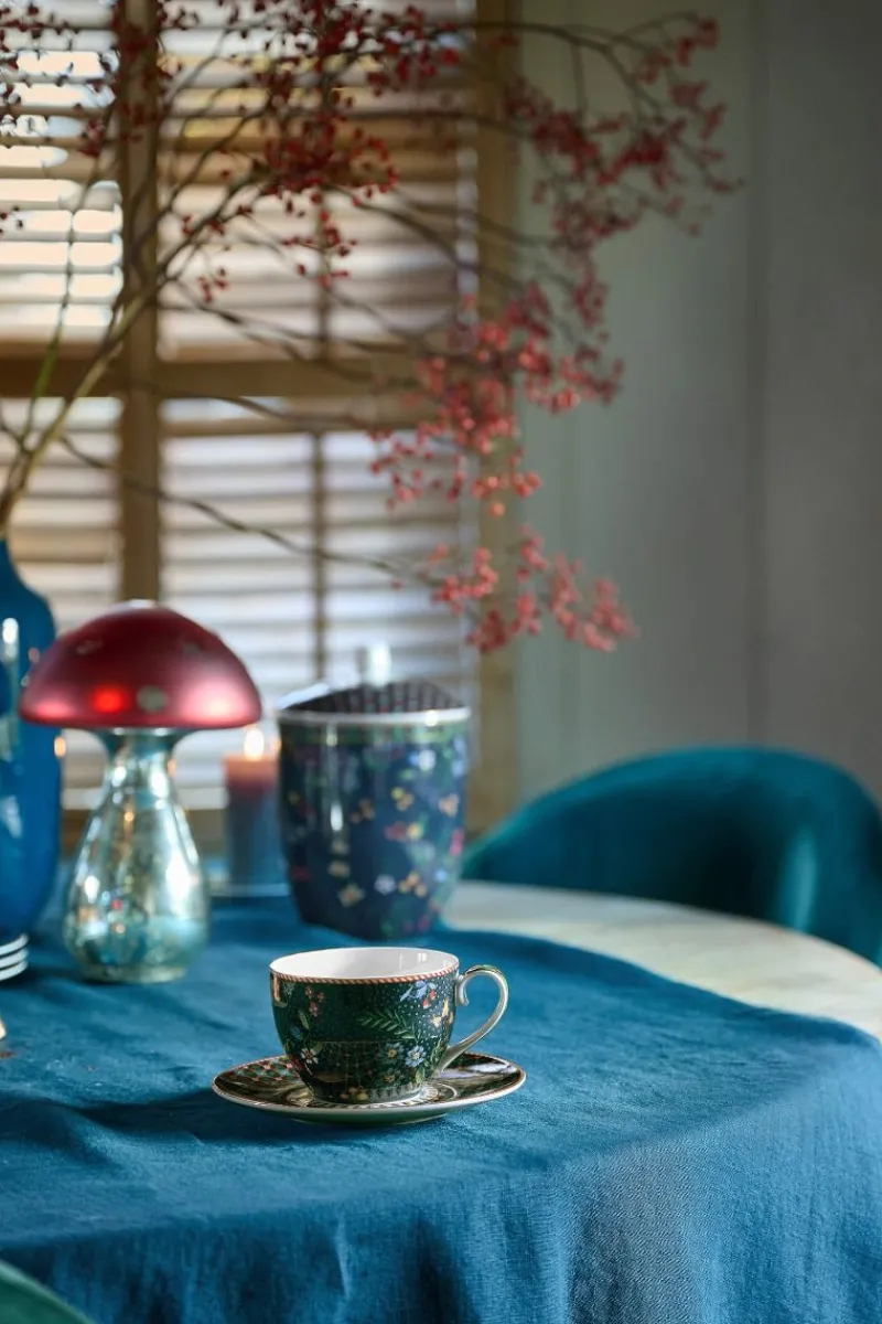 Pip Studio Cappuccino Tasse|Tasse & Untertasse|Tasse & Untertasse Berry Blues Blau