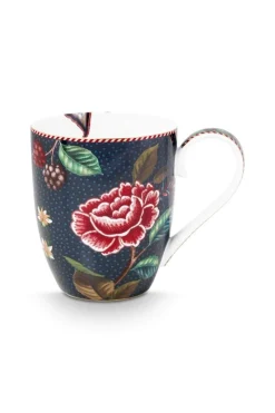 Pip Studio Teetassen|Tasse XL Flower Blues Blau