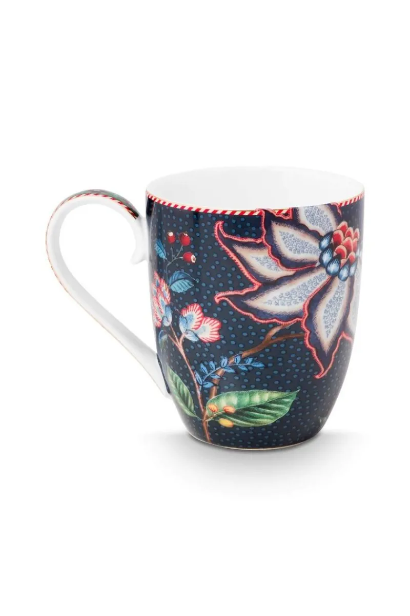 Pip Studio Teetassen|Tasse XL Flower Blues Blau
