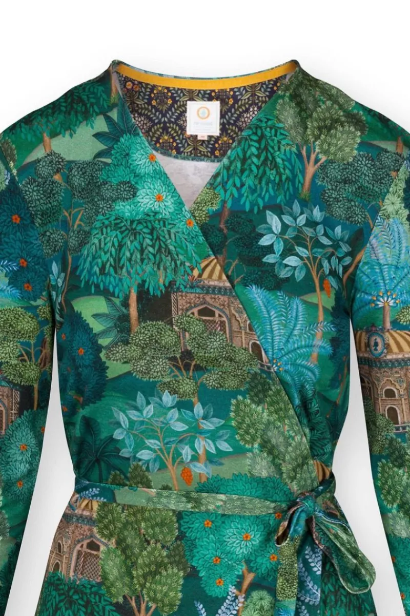 Pip Studio Pullover & Strickjacken|Pullover Und Strickjacken|Teagan Jacke Lange Ärmeln Jardin de Noche Blau
