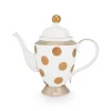 Pip Studio Weihnachten|Teekannen|Teekanne Dot Delight Weiss-Gold