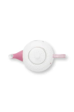 Pip Studio Teekannen|Teekanne Jolie Punkte Gold Rosa