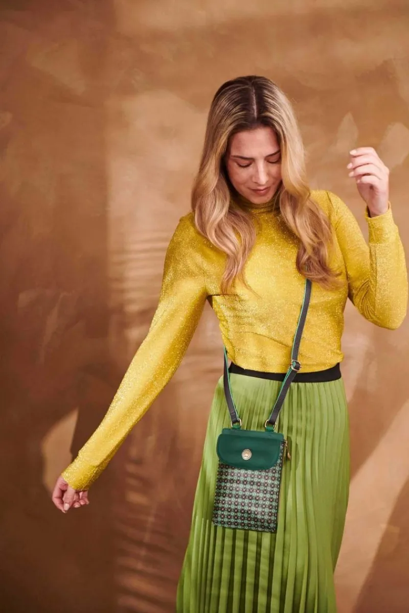 Pip Studio Taschen|Umhängetaschen|Telefontasche Clover Grün