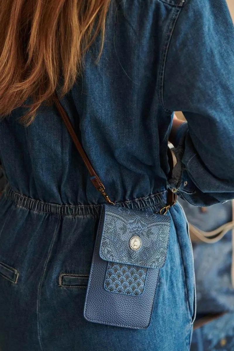 Pip Studio Taschen|Umhängetaschen|Telefontasche Kyoto Festival Blau/Khaki