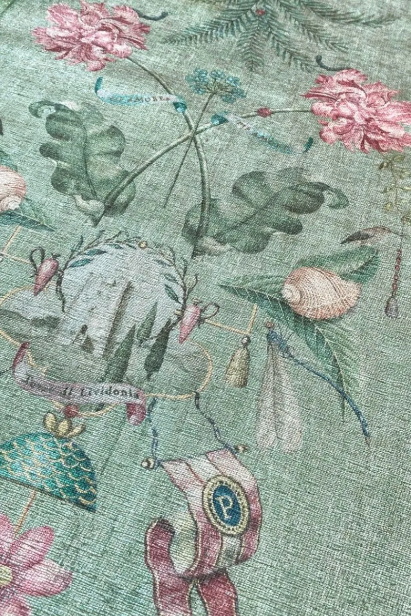 Pip Studio Rechteckige Teppiche|Teppich Festa di Lividonia by Pip Grün