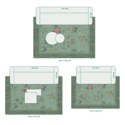 Pip Studio Rechteckige Teppiche|Teppich Fleur Grandeur by Pip Grün