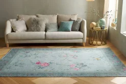 Pip Studio Rechteckige Teppiche|Teppich Fleur Grandeur by Pip Grün