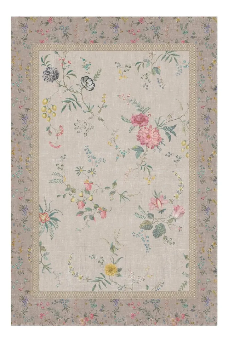 Pip Studio Rechteckige Teppiche|Teppich Fleur Grandeur by Pip Khaki