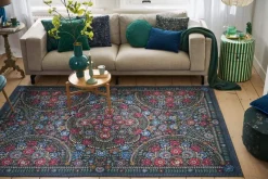 Pip Studio Rechteckige Teppiche|Teppich Il Ricamo by Pip Dunkel Blau