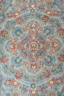 Pip Studio Rechteckige Teppiche|Teppich Il Ricamo by Pip Hellblau