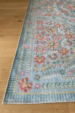 Pip Studio Rechteckige Teppiche|Teppich Il Ricamo by Pip Hellblau