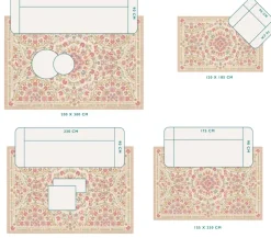 Pip Studio Rechteckige Teppiche|Teppich Il Ricamo by Pip Sand
