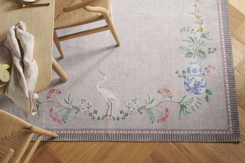Pip Studio Rechteckige Teppiche|Teppich Jolie by Pip Khaki