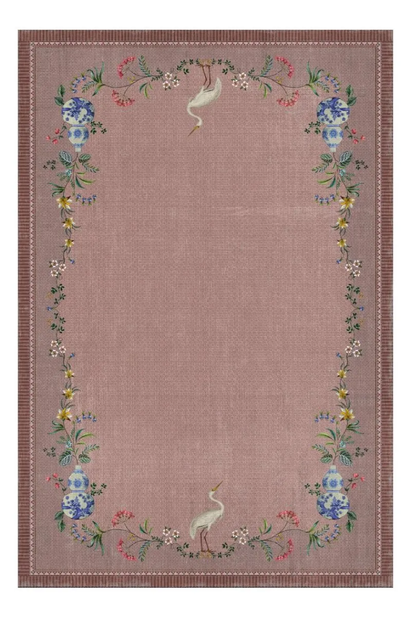 Pip Studio Rechteckige Teppiche|Teppich Jolie by Pip Vintage Rosa